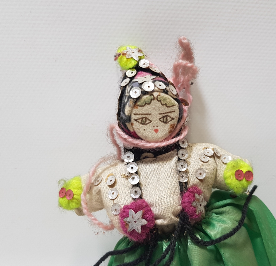 EL YAPIMI ANTİKA ANADOLU GELİNİ KİTRE BEBEK