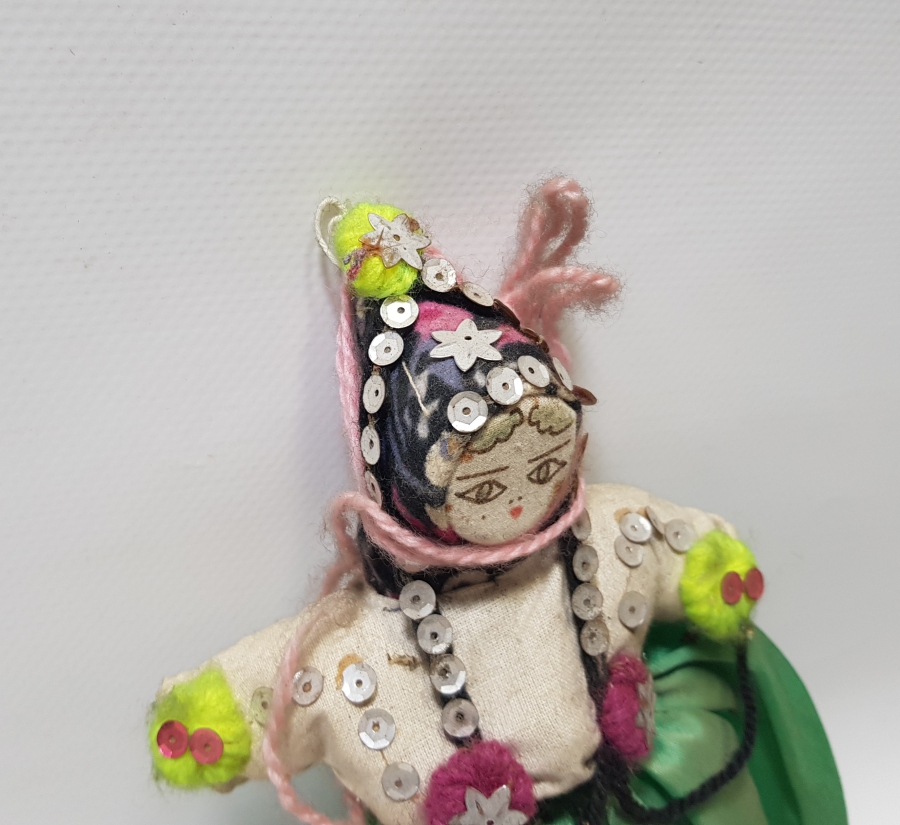 EL YAPIMI ANTİKA ANADOLU GELİNİ KİTRE BEBEK