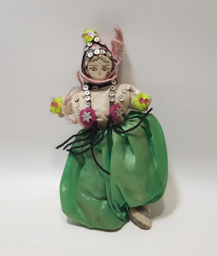 EL YAPIMI ANTİKA ANADOLU GELİNİ KİTRE BEBEK