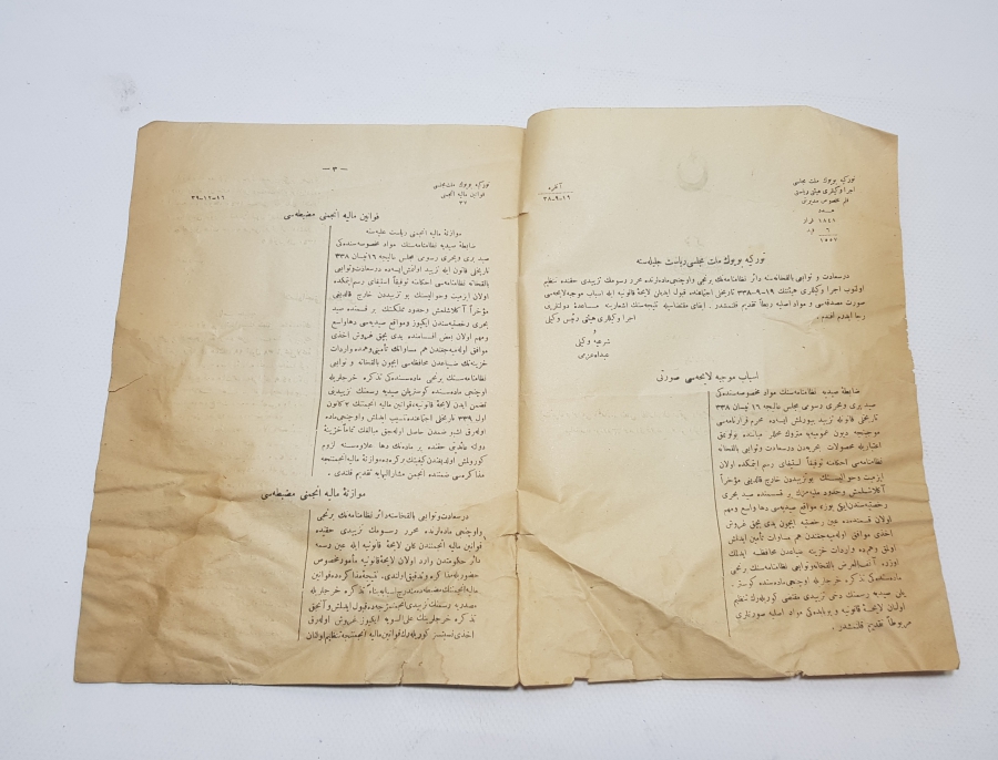 1928 YILI ÖNCESİ NADİR BÜYÜK MİLLET MECLİSİ TUTANAKLARI