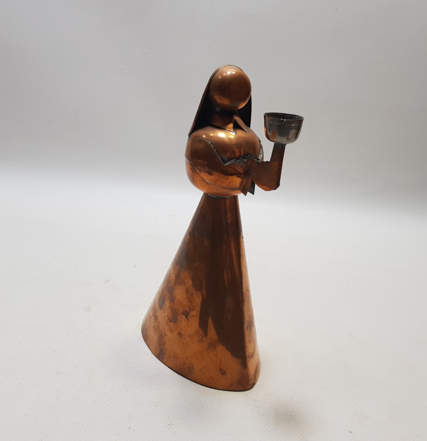 MERYEM ANA FORMUNDA YAPILMIŞ ANTİKA MUMLUK