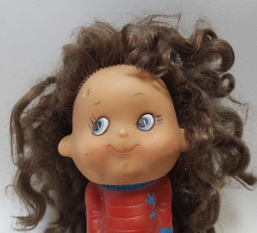 YERLİ YAPIM ANTİKA OYUNCAK BEBEK FİGÜRÜ