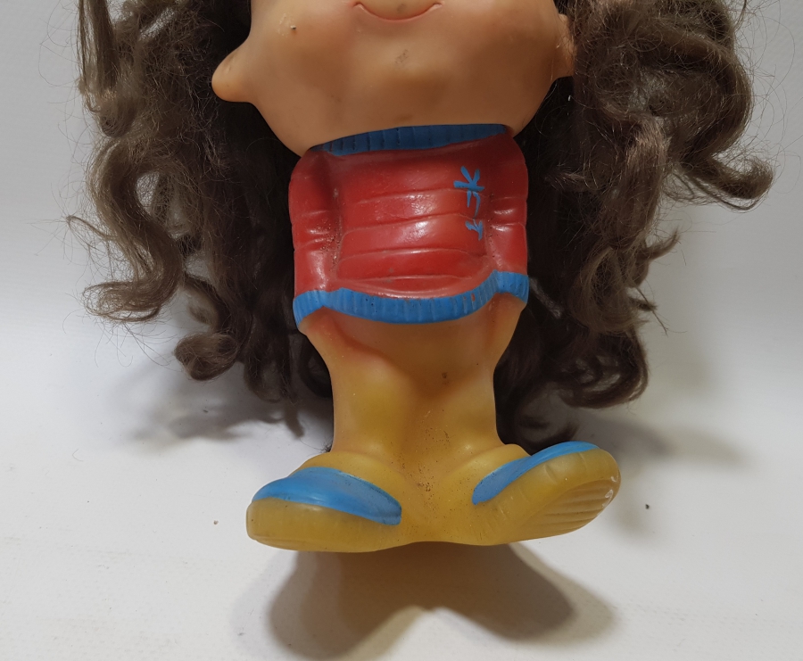 YERLİ YAPIM ANTİKA OYUNCAK BEBEK FİGÜRÜ