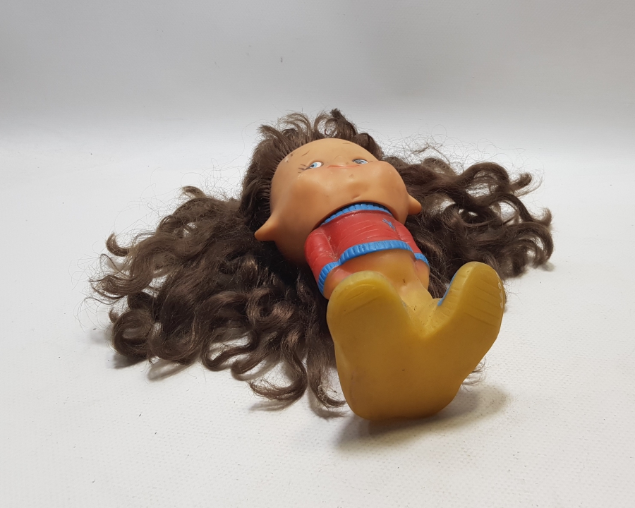 YERLİ YAPIM ANTİKA OYUNCAK BEBEK FİGÜRÜ