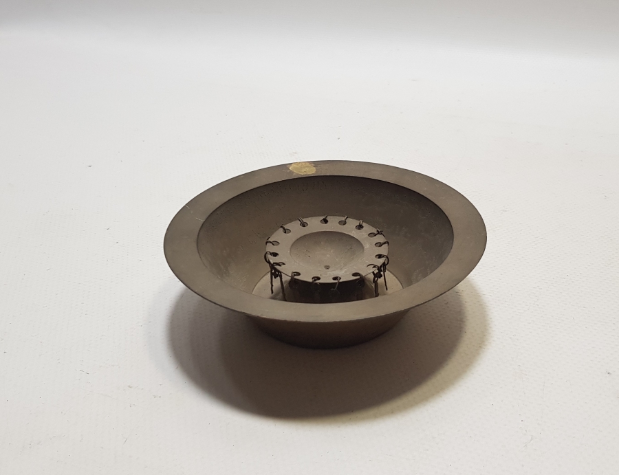 EL KAZIMA AYETLERLE DEKORLU ANTİKA ŞİFA TASI