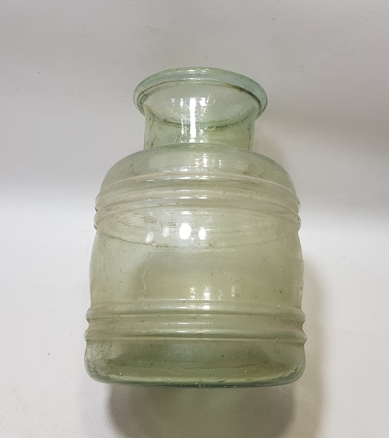 OSMANLI DÖNEMİ BÜYÜK BOY CAM ŞEKERCİ KAVANOZU