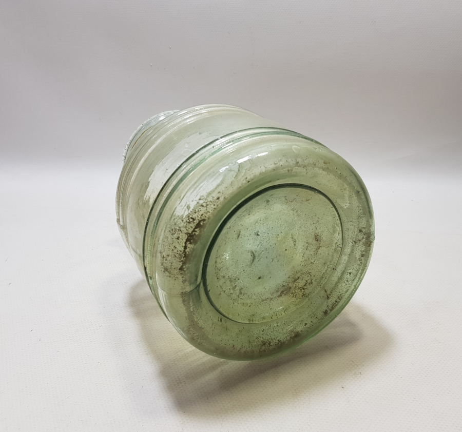 OSMANLI DÖNEMİ BÜYÜK BOY CAM ŞEKERCİ KAVANOZU