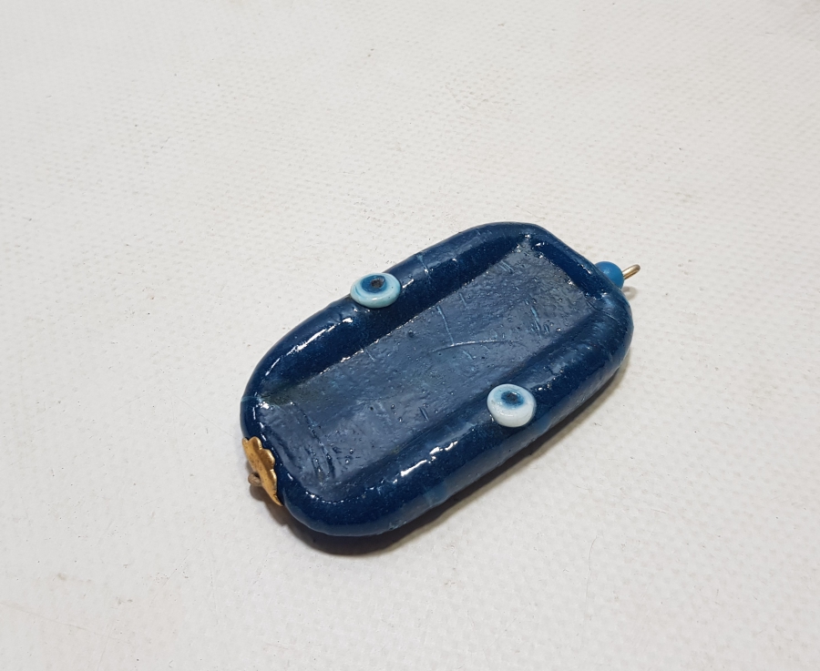 EL YAPIMI ANTİKA BÜYÜK BOY NAZAR BONCUĞU - AT NAZARLIĞI