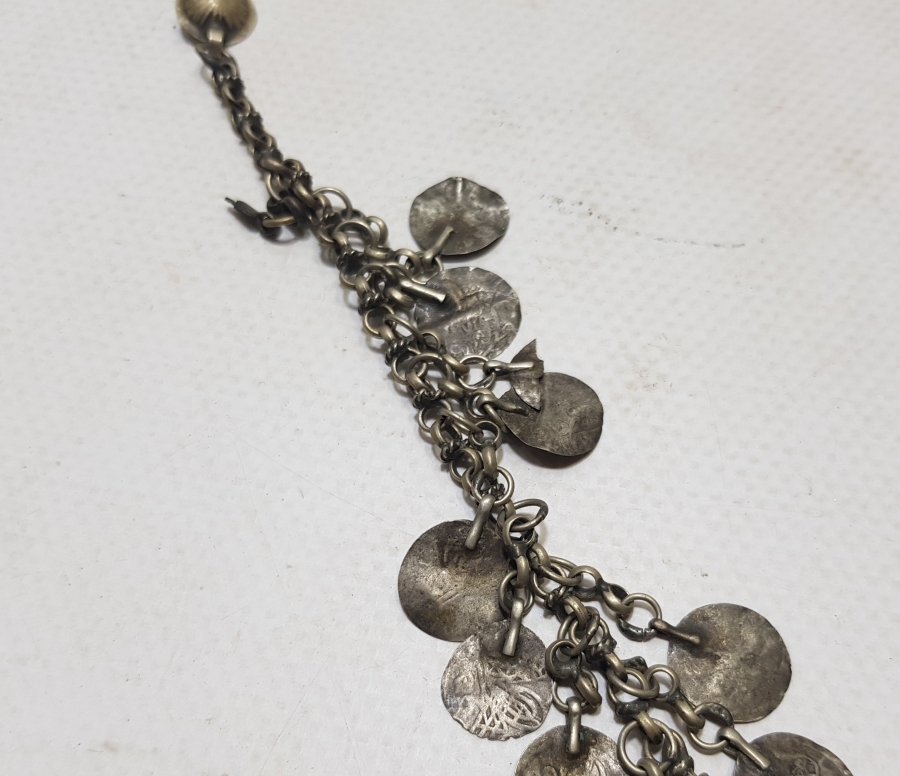 OSMANLI DÖNEMİ GÜMÜŞ PENEZLİ GELİN FES SÜSÜ