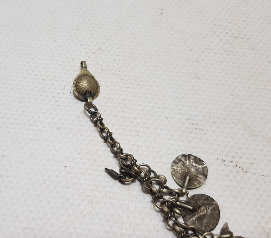 OSMANLI DÖNEMİ GÜMÜŞ PENEZLİ GELİN FES SÜSÜ