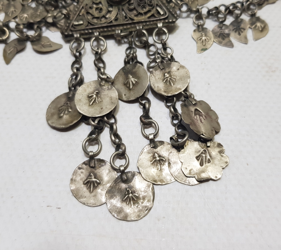 OSMANLI DÖNEMİ KAZ AYAKLI NADİR GELİN ALINLIĞI