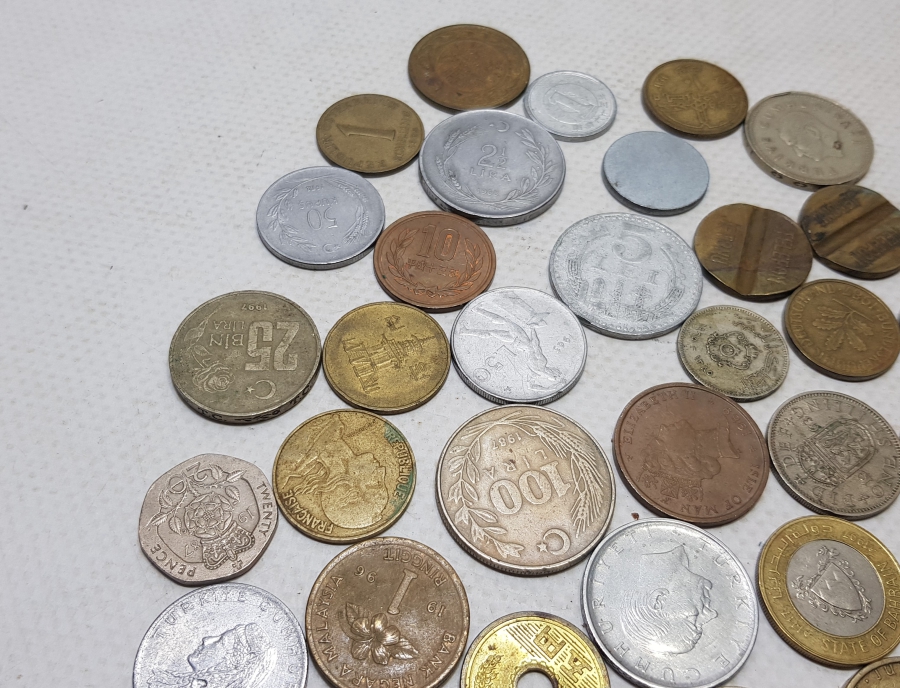 ANTİKA YERLİ VE YABANCI PARA LOTU