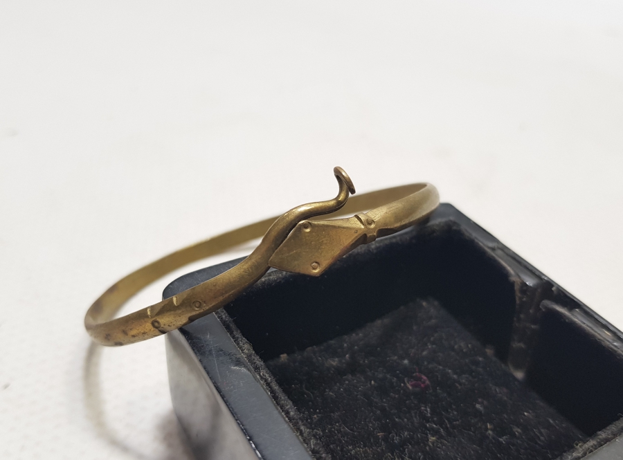 OSMANLI DÖNEMİ YILAN FORMLU RUM İŞİ PAZUBEND