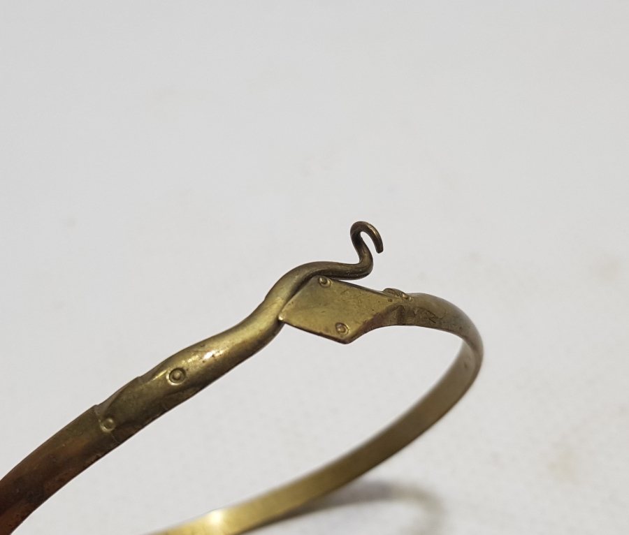 OSMANLI DÖNEMİ YILAN FORMLU RUM İŞİ PAZUBEND