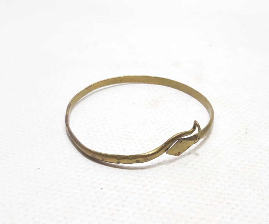 OSMANLI DÖNEMİ YILAN FORMLU RUM İŞİ PAZUBEND