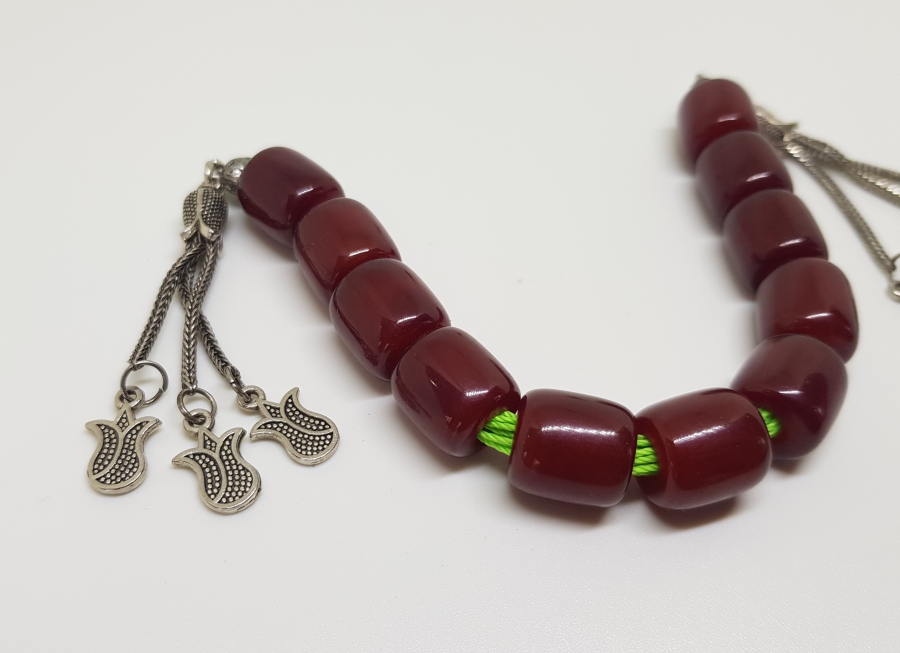 OSMANLI DÖNEMİ SIKMA KEHRİBAR ZAZA TESPİHİ