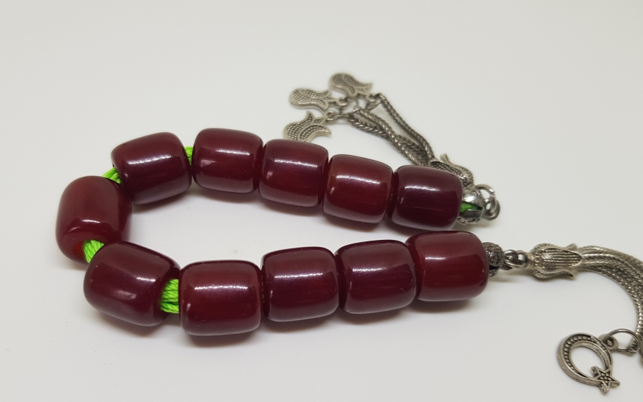 OSMANLI DÖNEMİ SIKMA KEHRİBAR ZAZA TESPİHİ