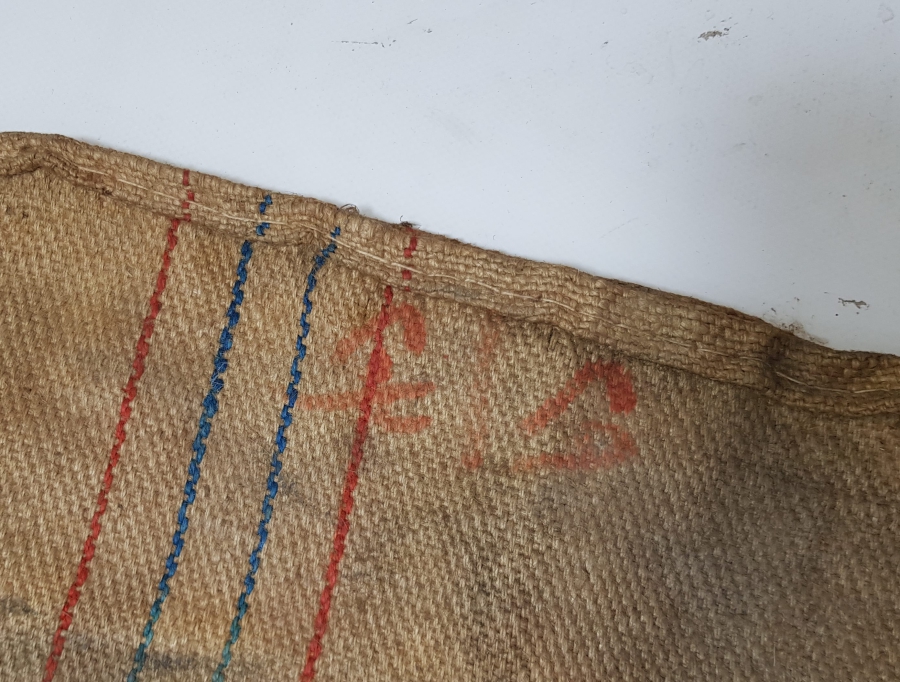 ÜZERİ OSMANLICA YAZILI OSMANLI DÖNEMİ NADİR TÜCCAR ÇUVALI