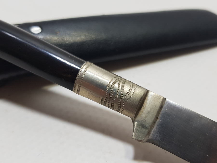 ÖZEL YAPIM GÜMÜŞ APLİKLİ ANTİKA SÜRMENE KAMASI