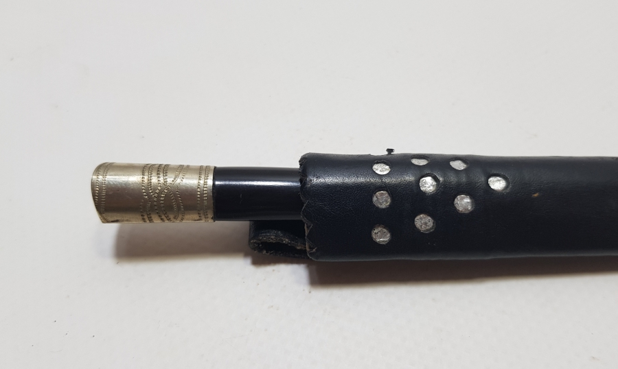 ÖZEL YAPIM GÜMÜŞ APLİKLİ ANTİKA SÜRMENE KAMASI