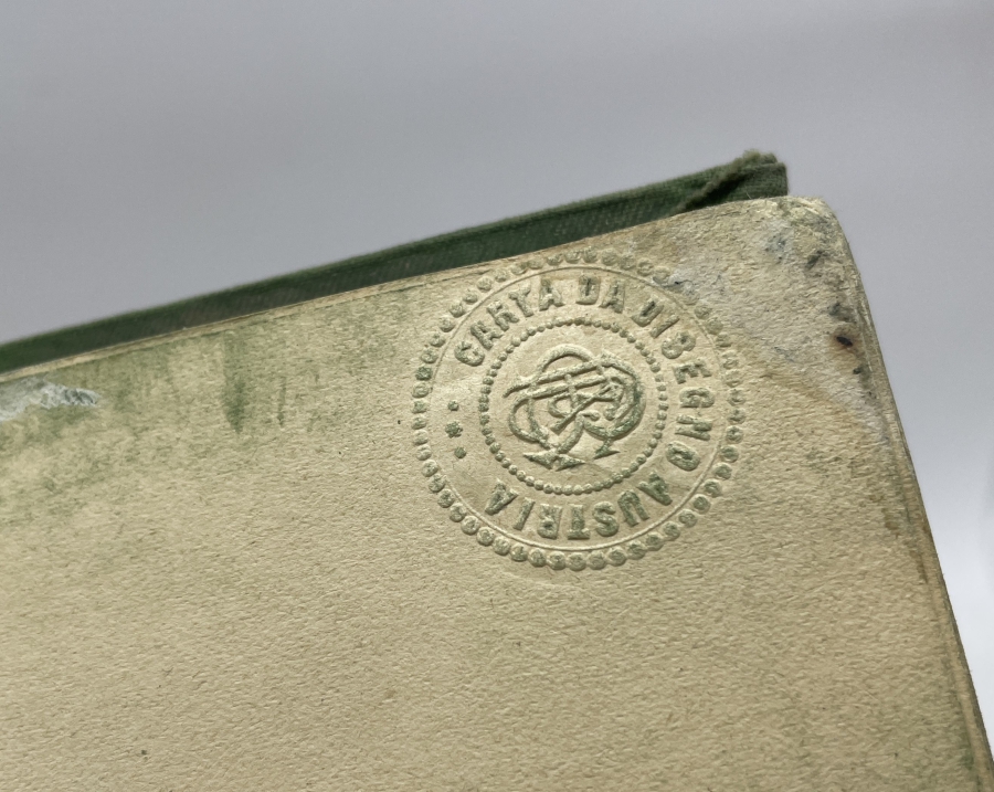 OSMANLI DÖNEMİ DEV BOYDA ÜZERİ OSMANLI DEVLET ARMALI RESİM DEFTERİ