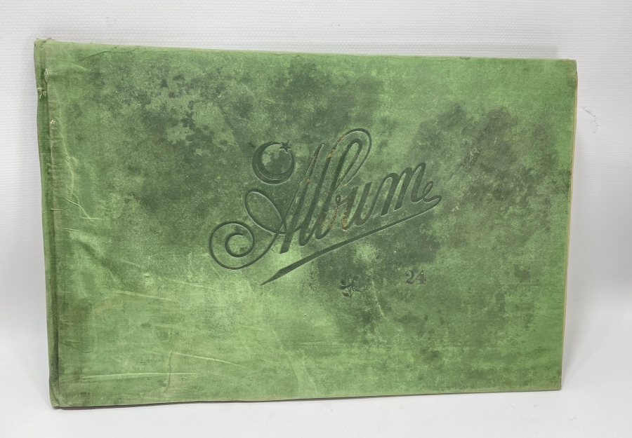 OSMANLI DÖNEMİ DEV BOYDA ÜZERİ OSMANLI DEVLET ARMALI RESİM DEFTERİ