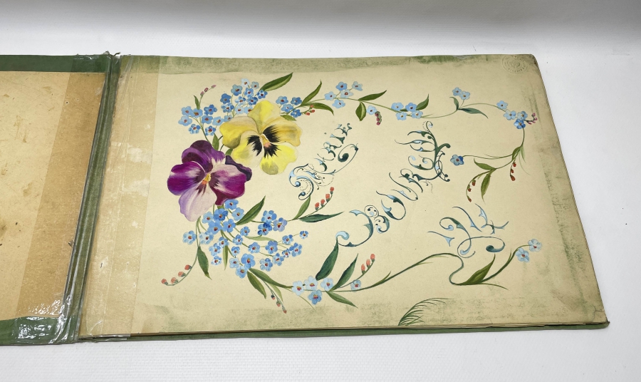 OSMANLI DÖNEMİ DEV BOYDA ÜZERİ OSMANLI DEVLET ARMALI RESİM DEFTERİ