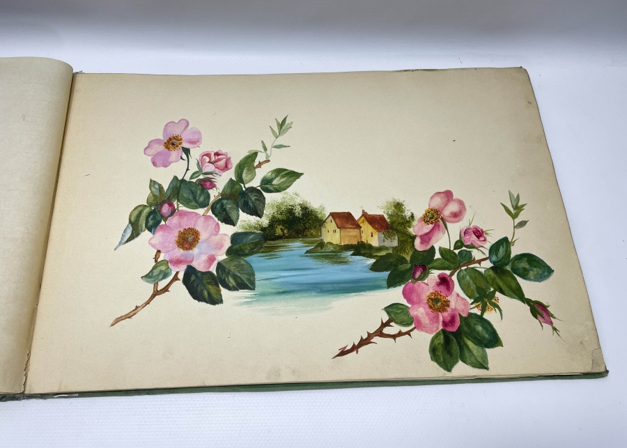 OSMANLI DÖNEMİ DEV BOYDA ÜZERİ OSMANLI DEVLET ARMALI RESİM DEFTERİ