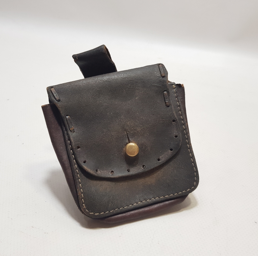 1. DÜNYA SAVAŞI DÖNEMİ ÇOK NADİR DERİ SÜVARİ BEL ÇANTASI