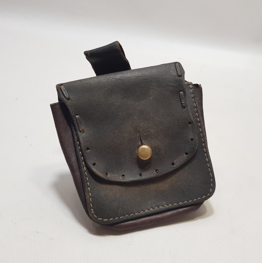 1. DÜNYA SAVAŞI DÖNEMİ ÇOK NADİR DERİ SÜVARİ BEL ÇANTASI