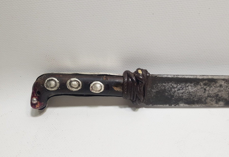 1800 BAŞLARI BOYNUZ SAPLI ÇELİĞİ TÜRK BURGUSU YENİÇERİ PALASI