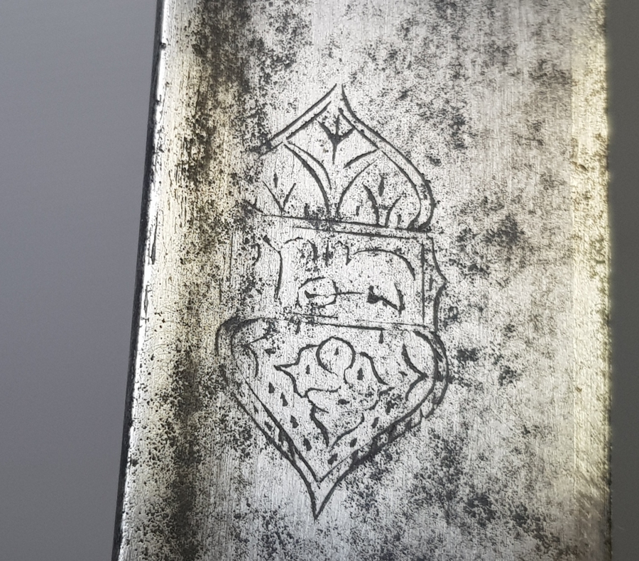 1800 BAŞLARI BOYNUZ SAPLI ÇELİĞİ TÜRK BURGUSU YENİÇERİ PALASI