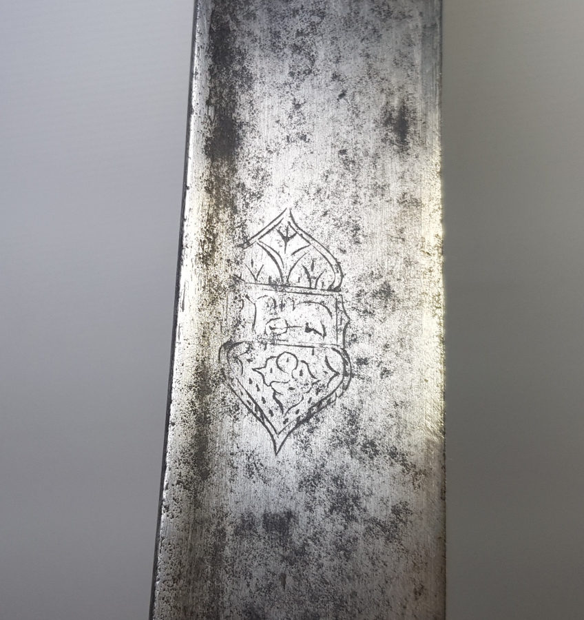 1800 BAŞLARI BOYNUZ SAPLI ÇELİĞİ TÜRK BURGUSU YENİÇERİ PALASI