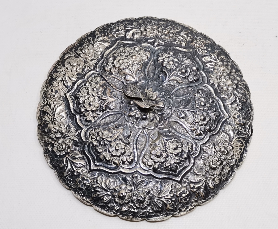 OSMANLI DÖNEMİ KABARTMA İŞÇİLİKLİ KUŞLU AYNA