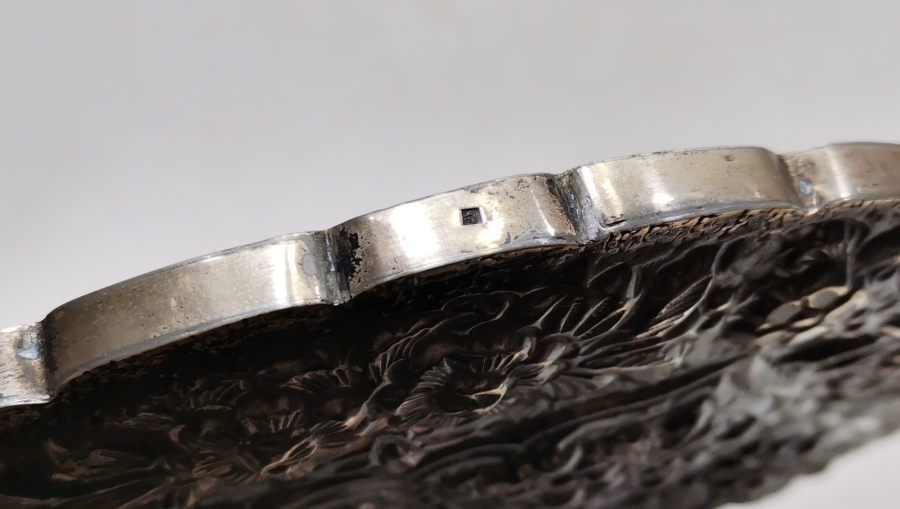 OSMANLI DÖNEMİ KABARTMA İŞÇİLİKLİ KUŞLU AYNA