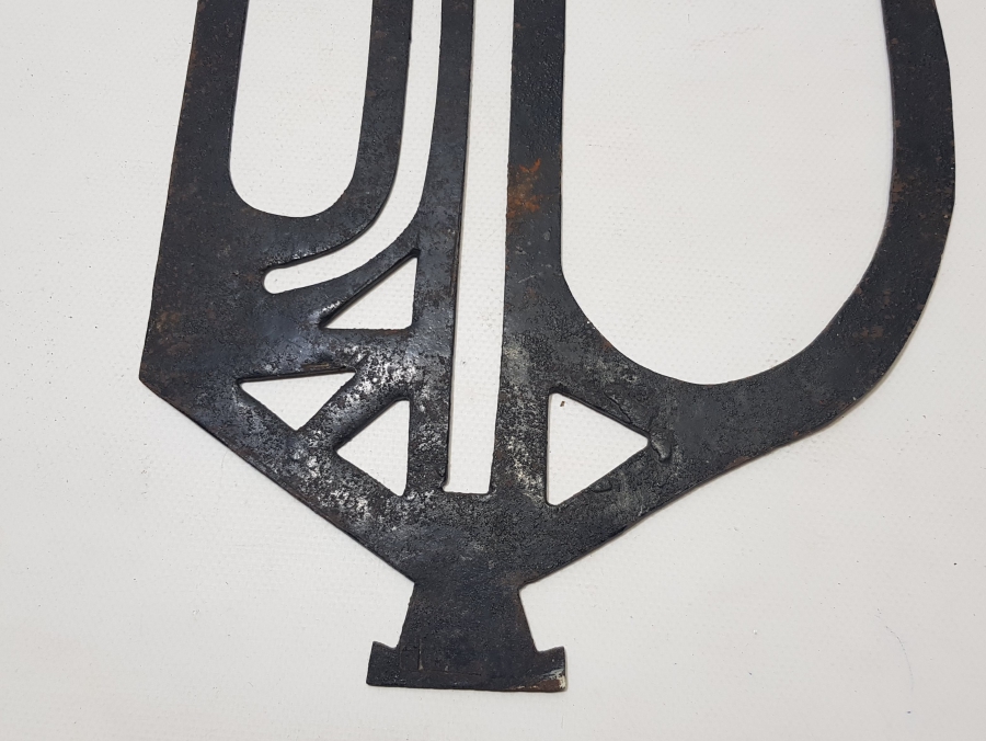 İBRİK FORMUNDA YAPILMIŞ OSMANLI DÖNEMİ TEKKE İŞİ METAL HAT LEVHA