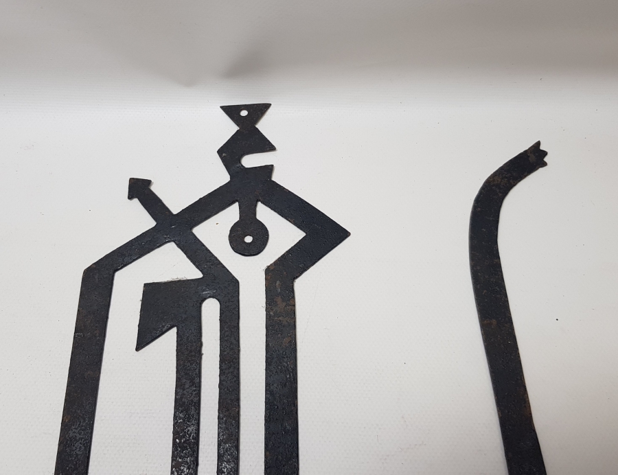 İBRİK FORMUNDA YAPILMIŞ OSMANLI DÖNEMİ TEKKE İŞİ METAL HAT LEVHA