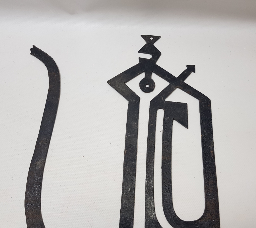 İBRİK FORMUNDA YAPILMIŞ OSMANLI DÖNEMİ TEKKE İŞİ METAL HAT LEVHA