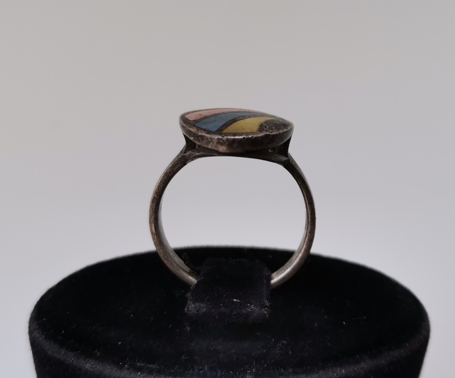 MİNE İŞÇİLİKLİ ÖZEL YAPIM GÜMÜŞ YÜZÜK