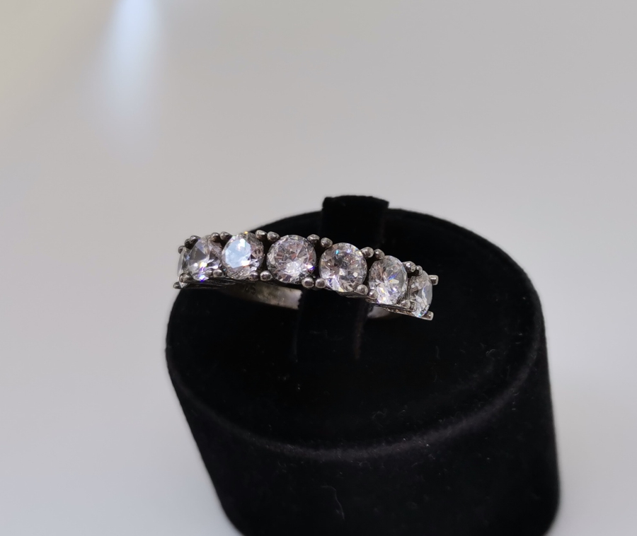 YARIM TAM TUR MODEL GÜMÜŞ YÜZÜK