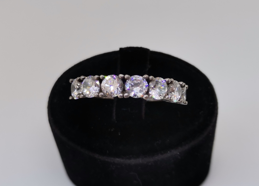 YARIM TAM TUR MODEL GÜMÜŞ YÜZÜK