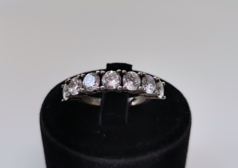 YARIM TAM TUR MODEL GÜMÜŞ YÜZÜK