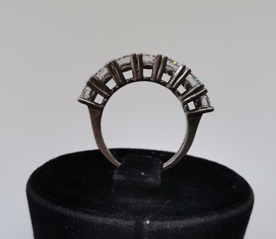 YARIM TAM TUR MODEL GÜMÜŞ YÜZÜK