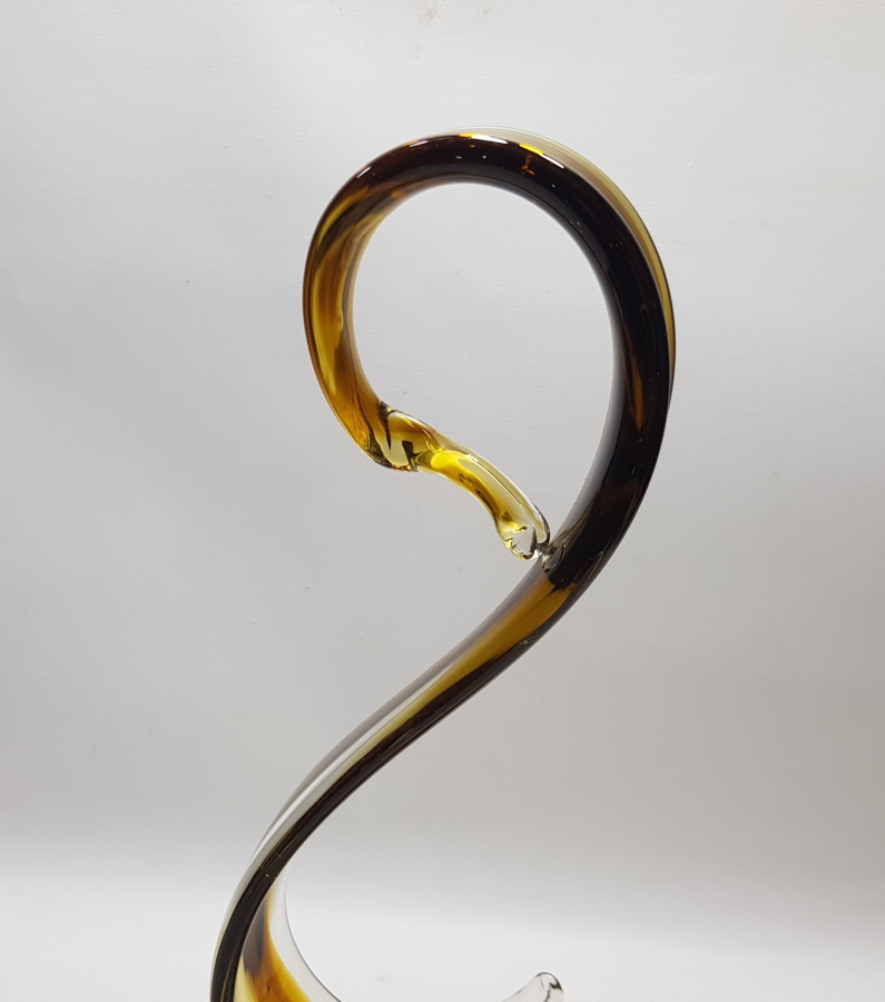 KUĞU FORMUNDA YAPILMIŞ ANTİKA MURANO BÜYÜK BOY LOKUMLUK