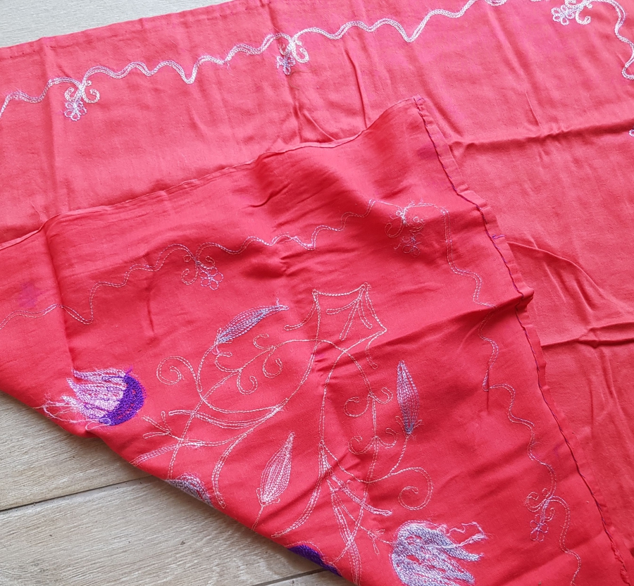 OSMANLI DÖNEMİ SUZANİ İŞLİ GELİN HAMAM BOHÇASI