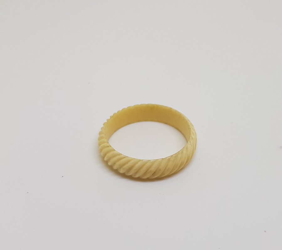 OSMANLI DÖNEMİ FİLDİŞİ BURGULU YÜZÜK