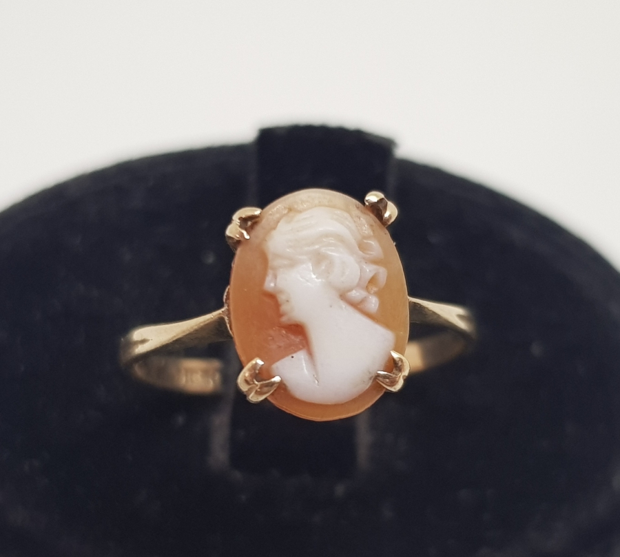 ANTİKA ALTIN KAMEO YÜZÜK