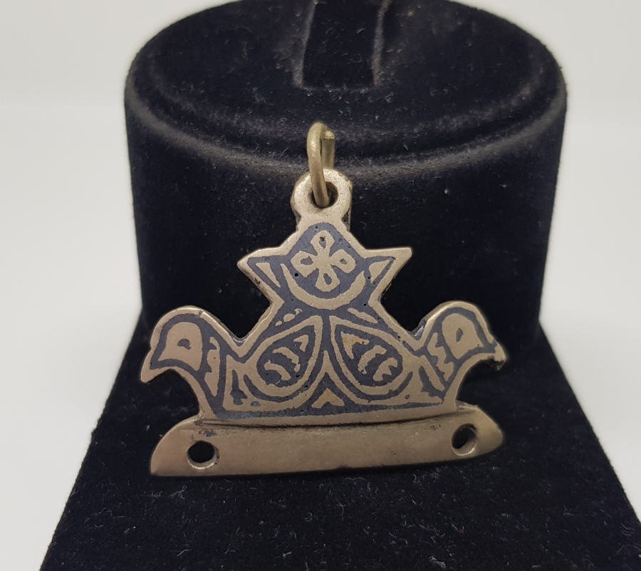 OSMANLI DÖNEMİ ÇOK NADİR SAVAT İŞÇİLİKLİ GAYRİMÜSLİM AY YILDIZLI VAN İŞİ KOLYE