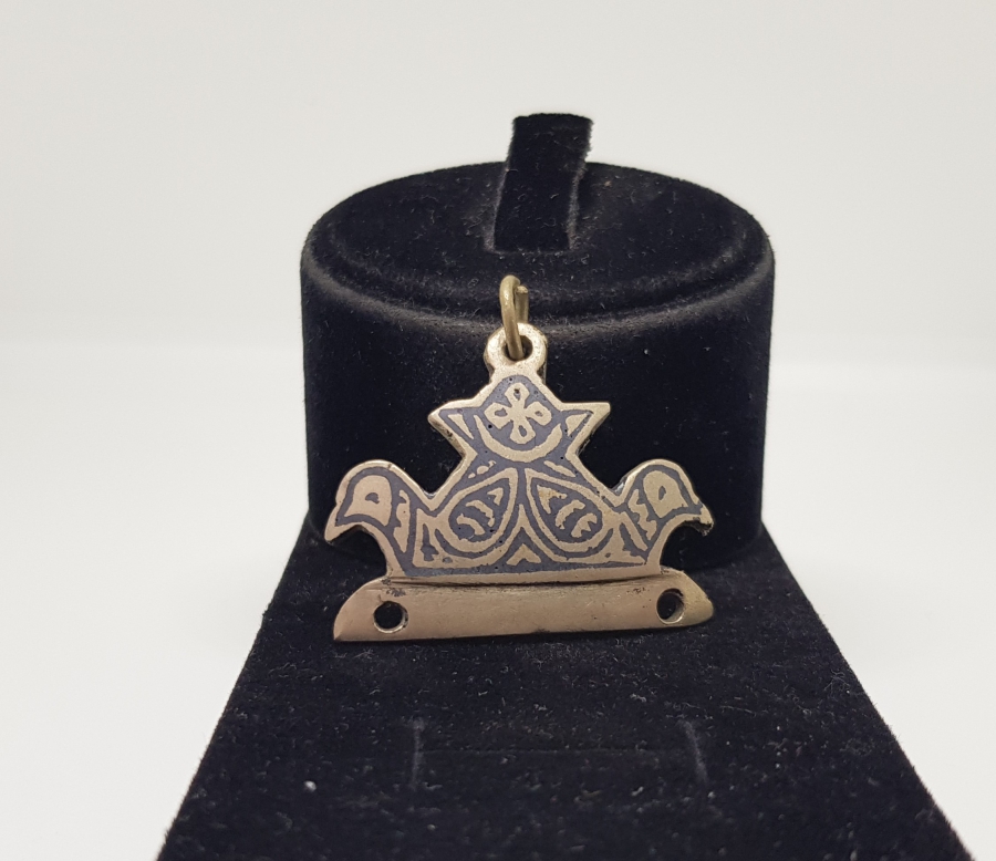 OSMANLI DÖNEMİ ÇOK NADİR SAVAT İŞÇİLİKLİ GAYRİMÜSLİM AY YILDIZLI VAN İŞİ KOLYE