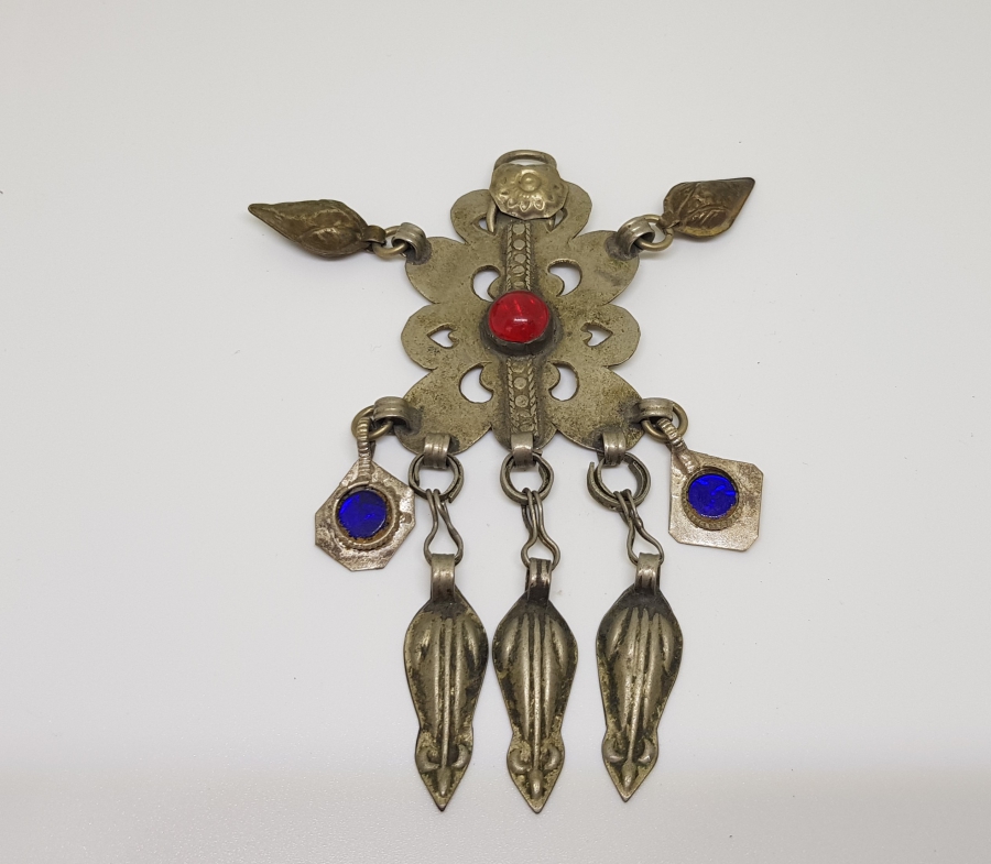 TÜRKMEN İŞİ EL YAPIMI ANTİKA FES SÜSÜ